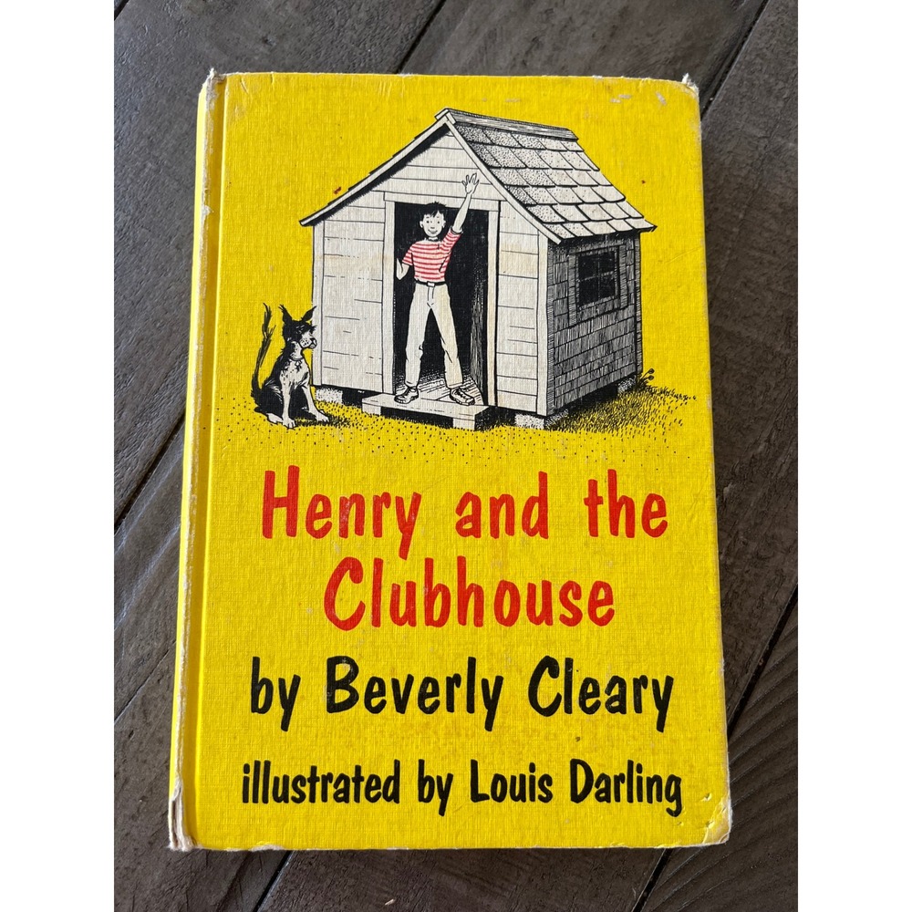 Henry and the Clubhouse Beverly Cleary 1962 Vintage Weekly‎ Reader Hardcover